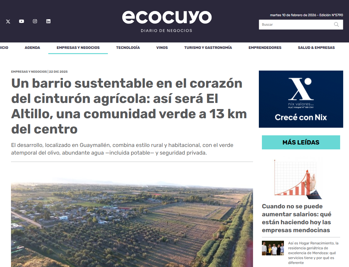 Nota Ecocuyo